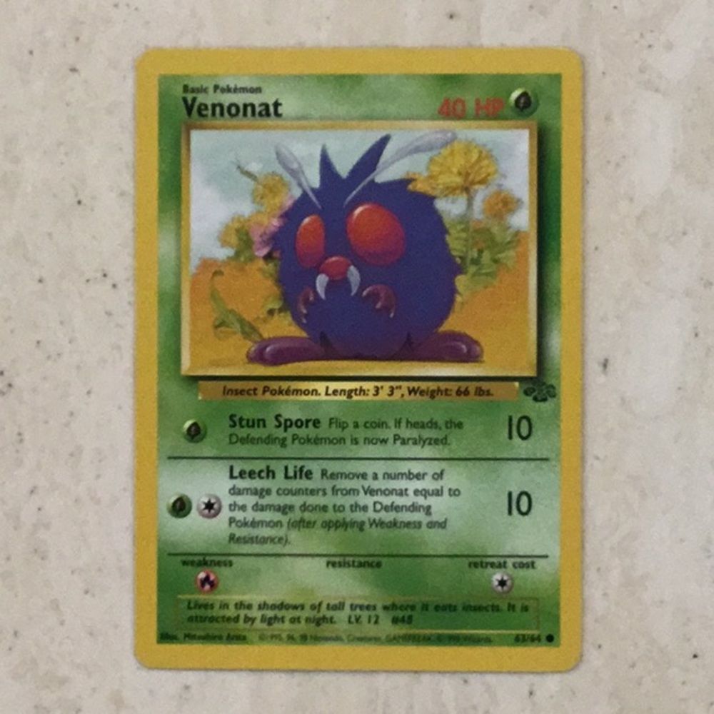 1999 Pokemon Cards Gastly 50/102 Cloyster 32/62 Golbat 34/62 Zubat Lot Of 8 Card - Picture 3 of 13